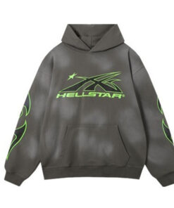 Grey Hellstar Hoodie