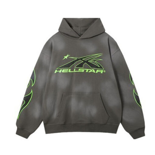 Grey Hellstar Hoodie