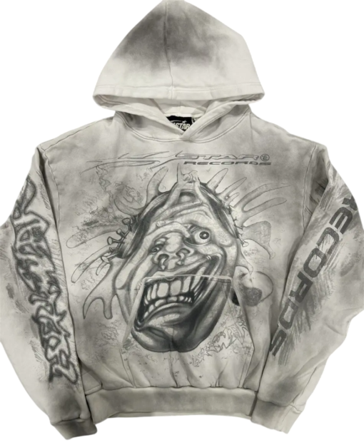 HELLSTAR CAPSULE 11 White Hoodie