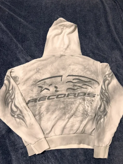 HELLSTAR CAPSULE 11 White Hoodie 5