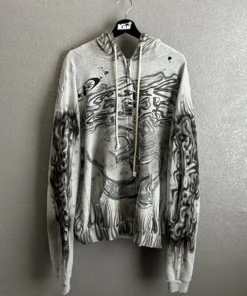 Hellstar Hoodie Capsule 11 Airbrushed Zip Up 7